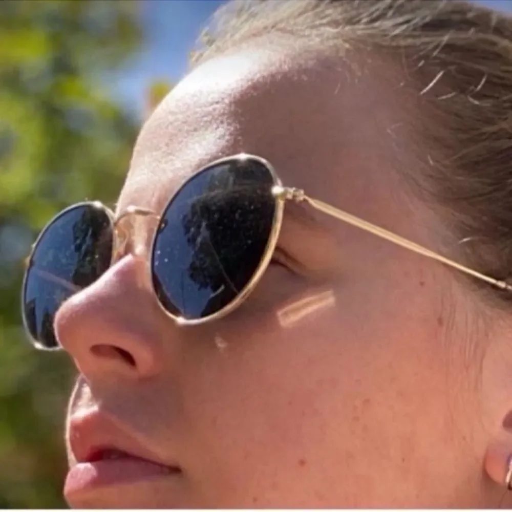 Small Round Polarized Sunglasses for Women Classic Vintage Retro Shades UV400